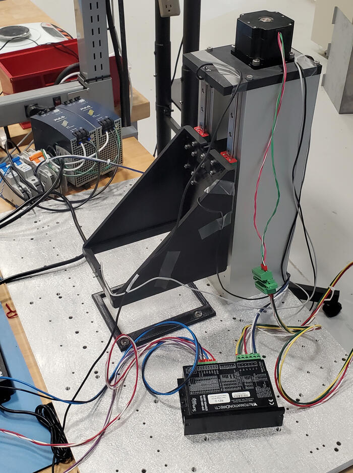 Photoelectric sensor test fixture (another view)